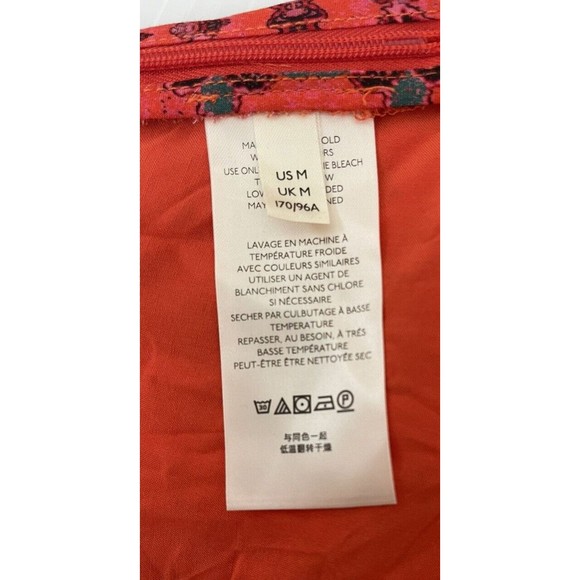 Free People Women Red Multicolor Printed Blakely Tulip Maxi Boho Dress Size M - Picture 8 of 10